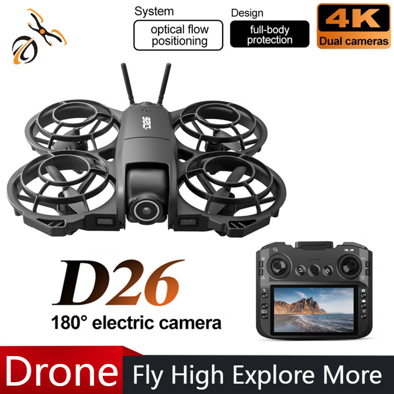 Dron D26 4K Aerial HD 180 °    – Drone Gimbal Brushless recenzja i cena